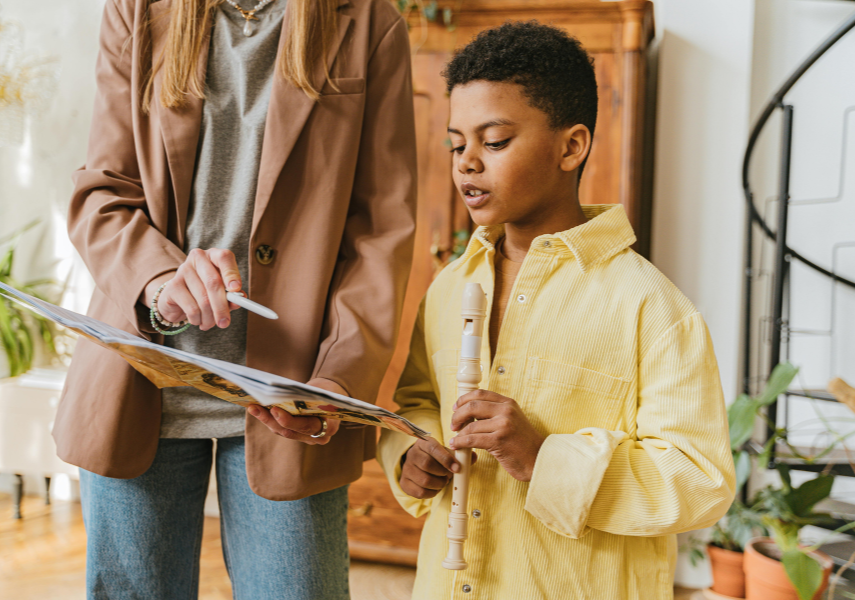 Vocal Coach and Student